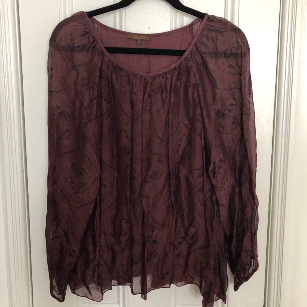 Sheer Blouse w/ Tank Top
